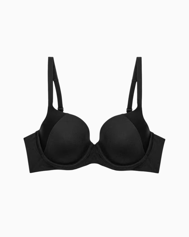 Triumph Body Make-Up Soft Touch Bra in black cup detail