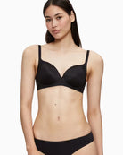Triumph Body Make-Up Soft Touch Bra in black front view