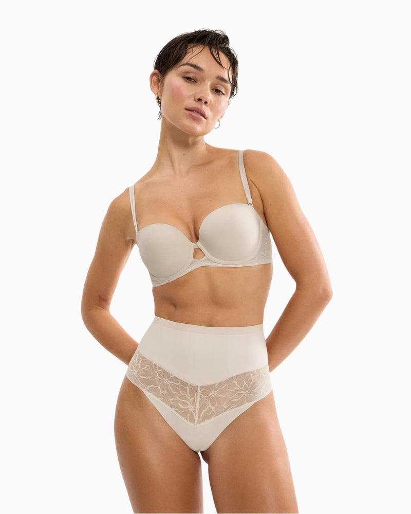 Triumph Comfort Contour Wired Padded Bra nude front view