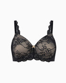 Triumph Contouring Sensation bra in black cup detail