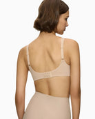Triumph Doreen Cotton Non-Wired Support Bra in Skin back view