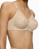 Triumph Doreen Cotton Non-Wired Support Bra in Skin side view