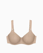 Triumph Essential Minimizer bra in Skin fabric detail