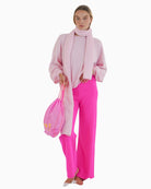 TWNS Los Angeles boat-neck sweater front view woman wearing – Áines Boutique