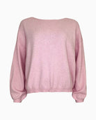 TWNS Los Angeles boat-neck sweater product view on white background – Áines Boutique