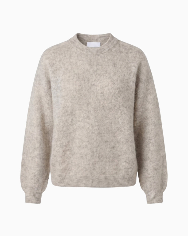 Twns The Label Thornton Jumper in Beige front details