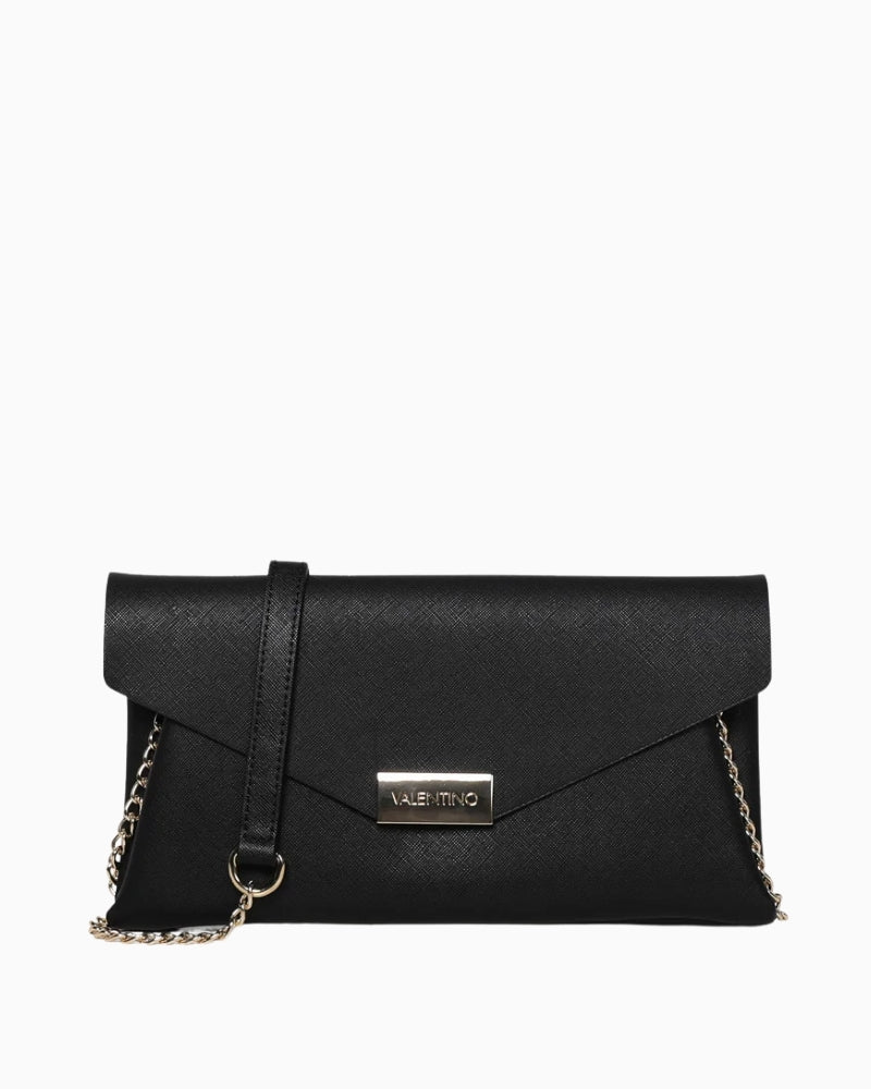 Valentino Bags Divina pochette red front view – Áines Boutique