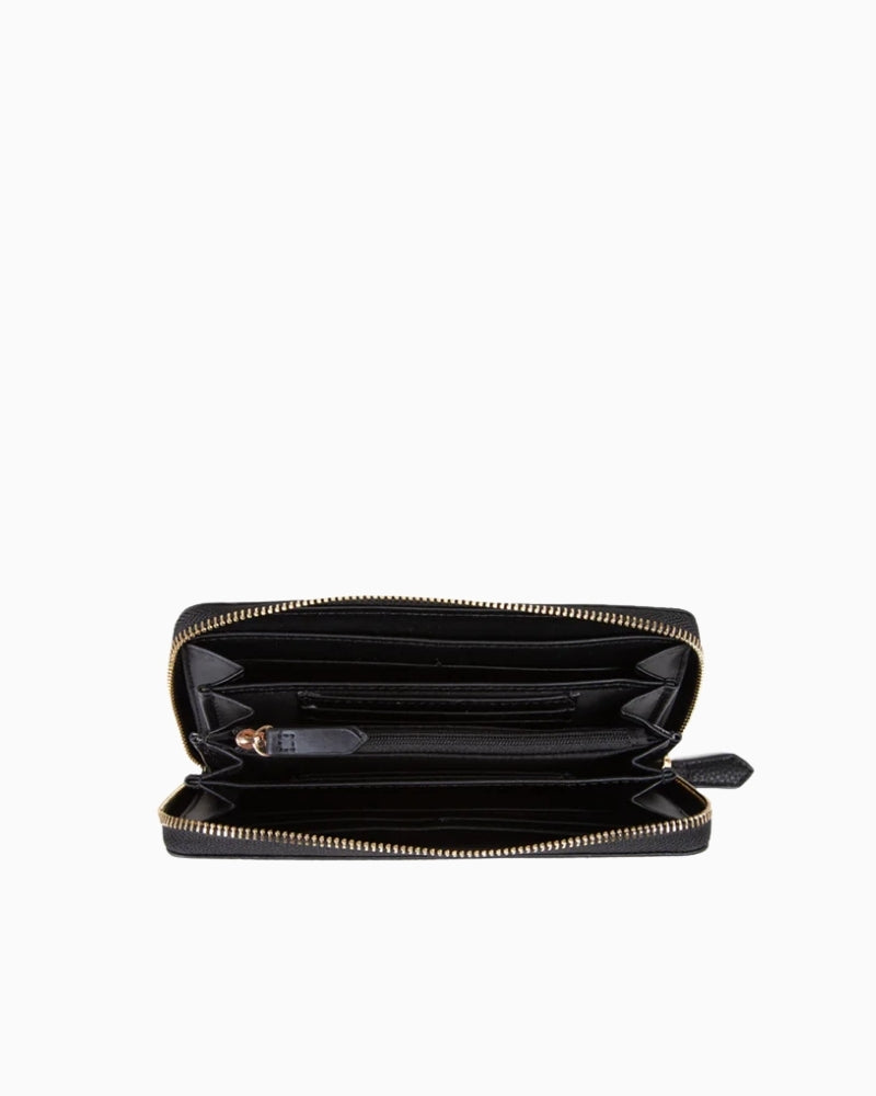 Valentino Brixton Zip Wallet interior compartments – Áines Boutique