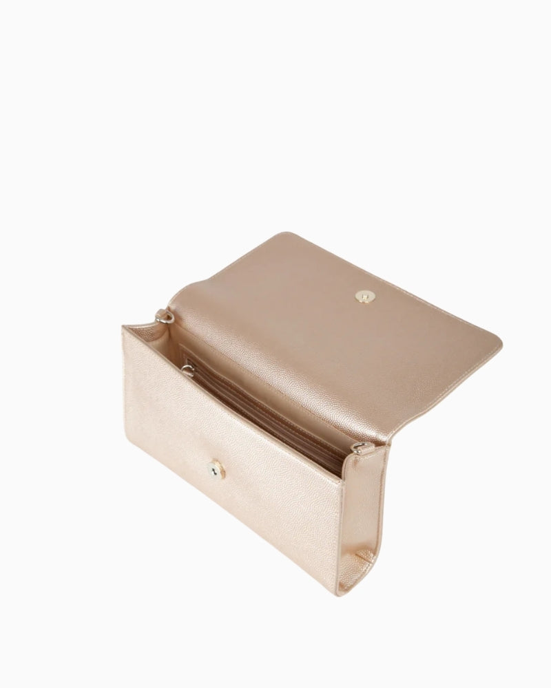 Valentino Bags Divina clutch interior compartments detail – Áines Boutique