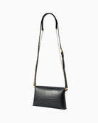 Valentino Emera Black Clutch   with shoulder strap – Áines Boutique