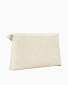 Valentino Emera clutch ecru back view – Áines Boutique