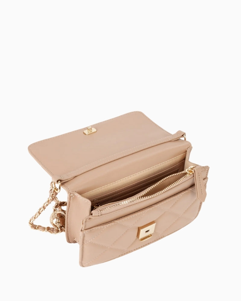 Valentino Ocarina Shoulder Bag interior compartments – Áines Boutique