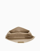 Valentino Arpie clutch ecru interior compartments