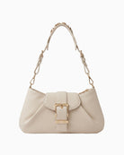 Valentino Bags Cassandra Shoulder Bag ecru front view