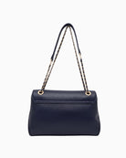 Valentino Bags Nox Re Flap Bag in blue back view