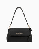 Valentino Dea Re Flap Bag black front view