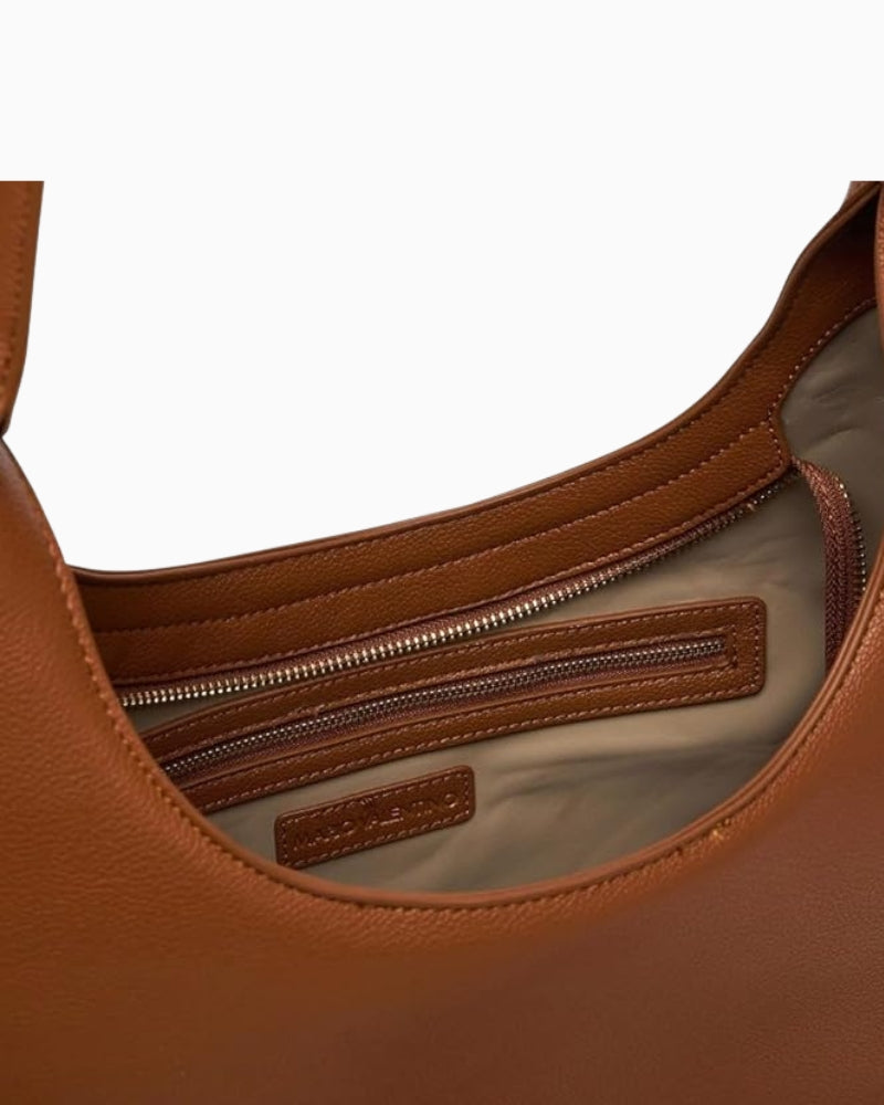 Valentino Doris Re handbag tan interior view