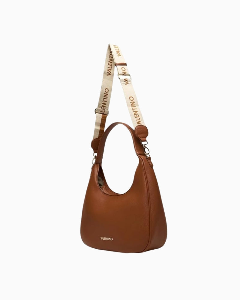 Valentino Doris Re hobo bag tan side profile