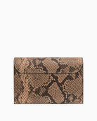 Valentino Ember Flap Bag in Snake back view