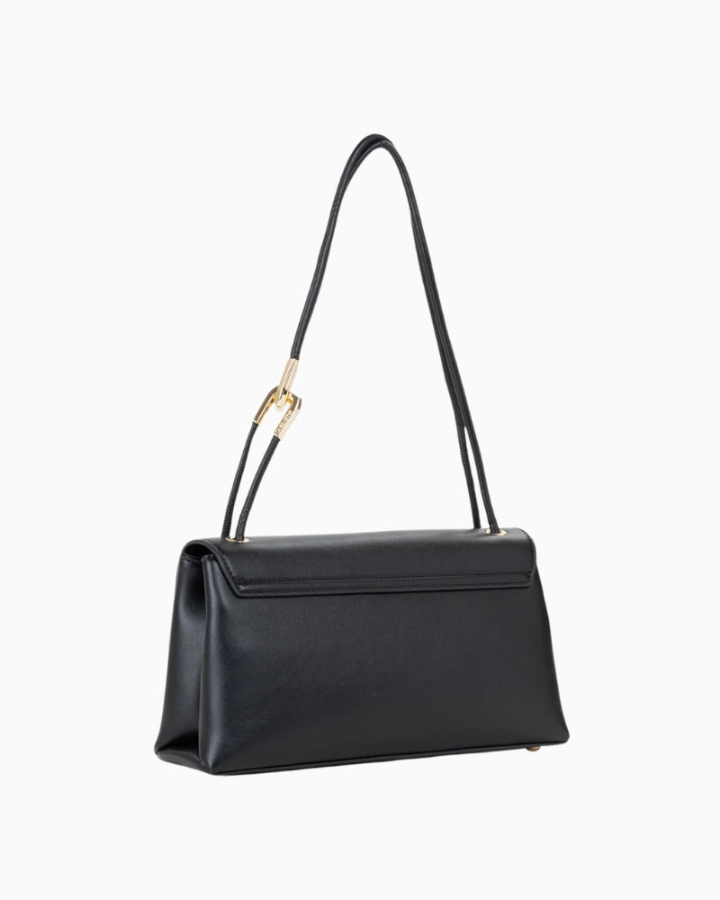 Valentino Fable Flap Bag in Black back view
