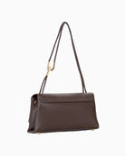 Valentino Fable Flap Bag in Brown back view