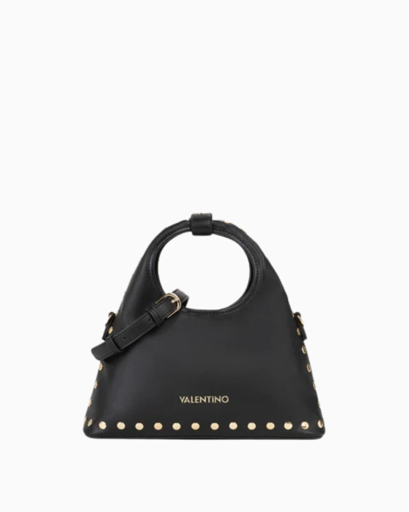 Valentino Florayne Hobo Bag in Black front view