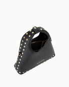Valentino Florayne Hobo Bag in Black stud detail