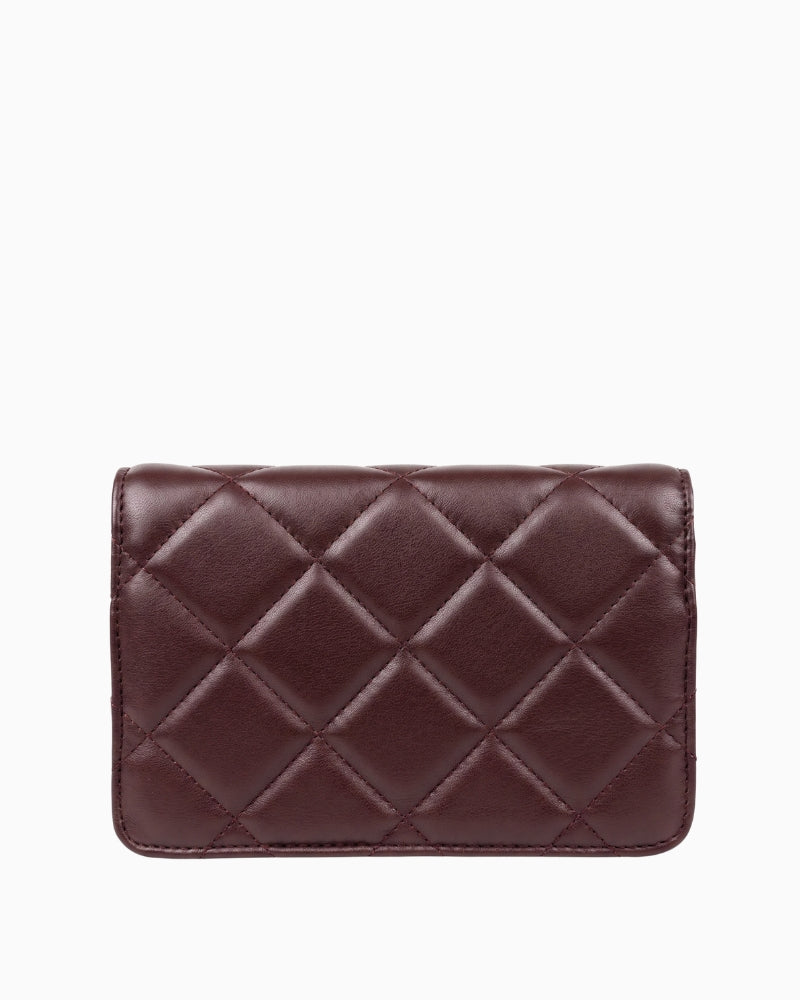 Valentino Ocarina Flap Bag in Brown back view