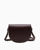 Valentino Rossy Re Flap Bag in Brown back view with adjustable shoulder strap