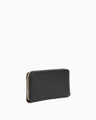 Valentino Saphira Zip Around Wallet in Black back view