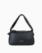 Valentino Saphire Hobo Bag in Black front view