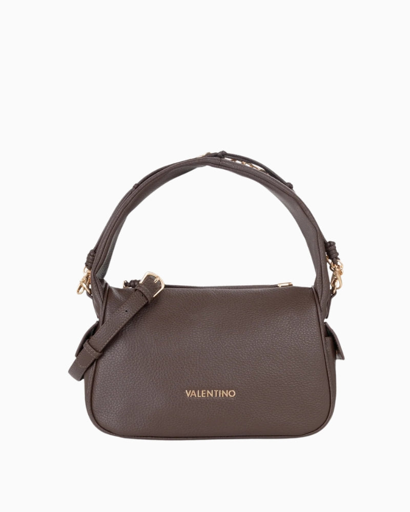 Valentino Saphire Hobo Bag in Brown front view