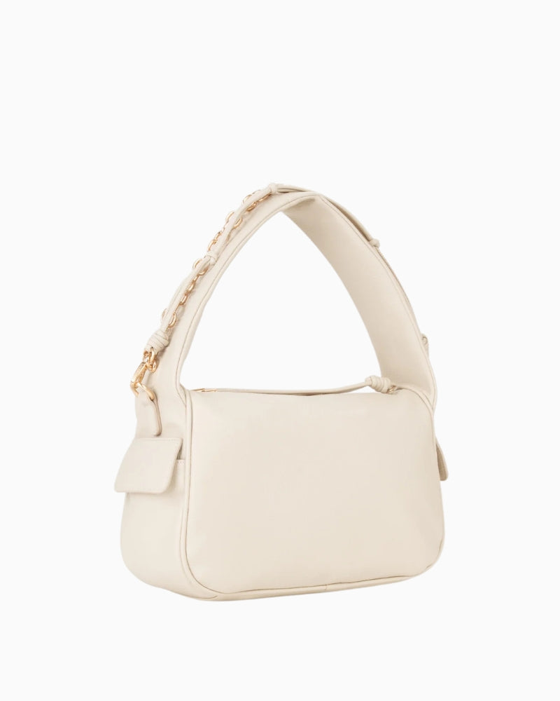 Valentino Saphire Hobo Bag in Ecru bag view
