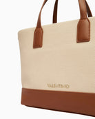 Valentino Shopping Atena tote bag natural fabric detail