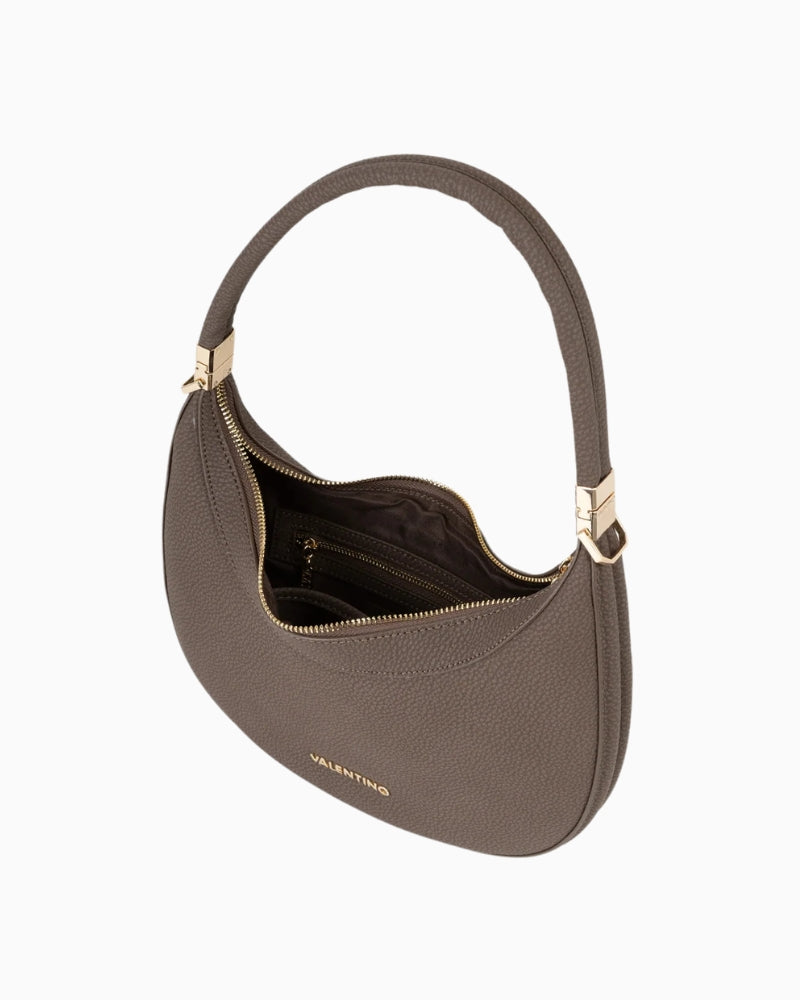 Valentino Thalina Shoulder Bag in Brown short handle detail