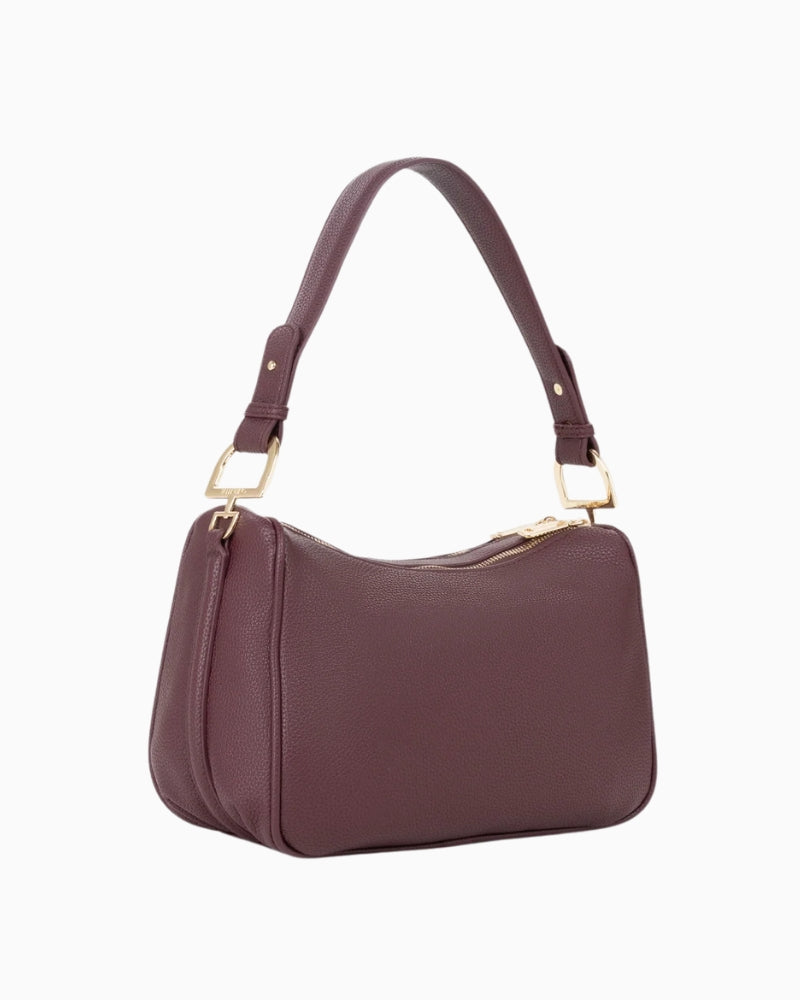 Valentino Thaoe Hobo Bag in Bordeaux back view