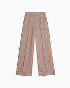 Vilagallo Beti Trousers in Beige front view