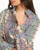 Vilagallo Cmalba Shirt in Multi cuff detail