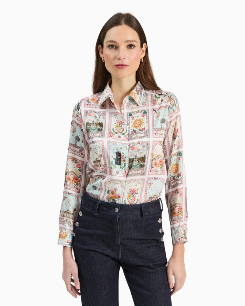 Vilagallo Madrid Twill Shirt front view