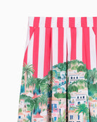 Vilagallo Puerto Banus print skirt close up
