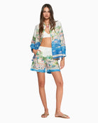 Vilagallo Puerto Banus printed shorts multicolour full front view