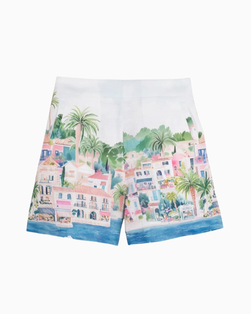 Vilagallo Puerto Banus shorts side view elasticated waist