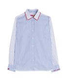 Flat lay front view of Vilagallo Striped Shirt
