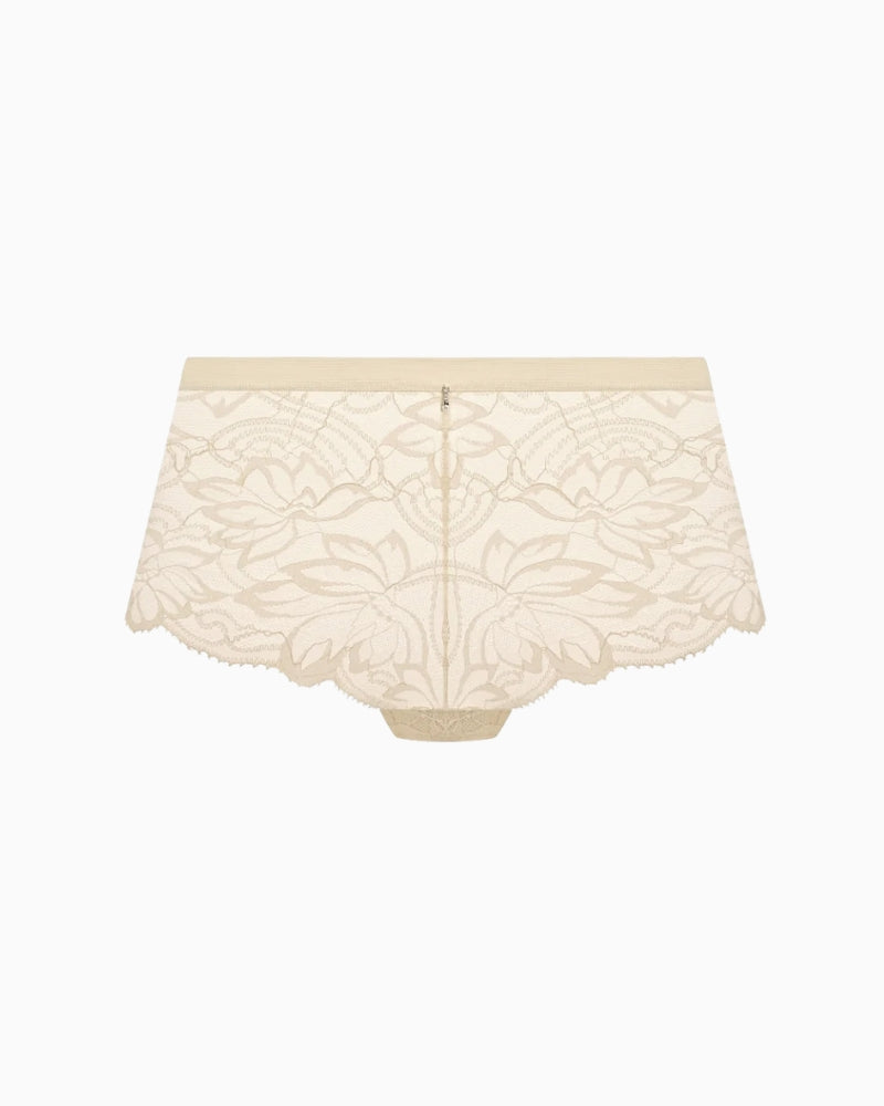 Wacoal Abellia Gardenia lace short front view – Áines Boutique