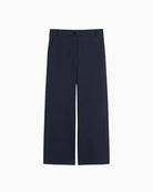 Weekend Max Mara Abano trousers navy product view on white background – Áines Boutique