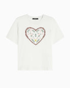 Weekend Max Mara Tenue t-shirt white product view on white background – Áines Boutique