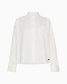 Weekend Max Mara Cotton Poplin Shirt in White collar detail