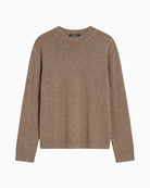 Weekend Max Mara WKDeco Wool & Cashmere Sweater in light brown front view