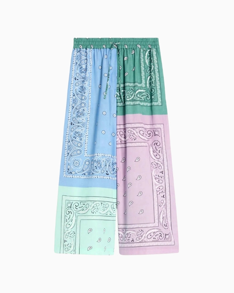 Weekend Max Mara cotton poplin trousers cropped length full view