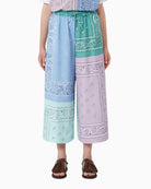Weekend Max Mara multicolour printed trousers wide leg front view